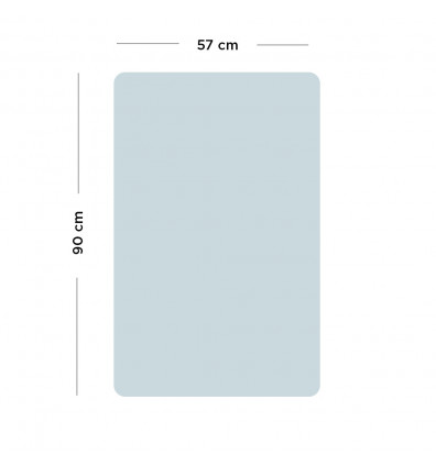dimensions large magnetic wall chart light blue