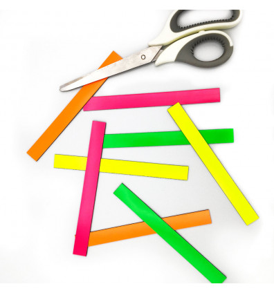 Magnetic masking tape - funky fluo