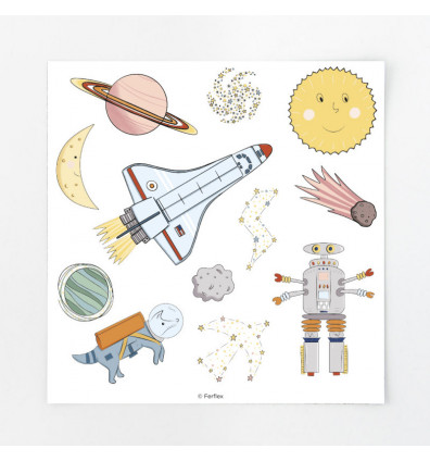 set of magnets for children I travel in space