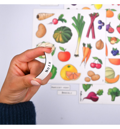 magnetic game Fruits and vegetables