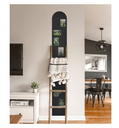 repositionable adhesive wallpaper for blackboard - magnetic holder to display photos - Ferflex
