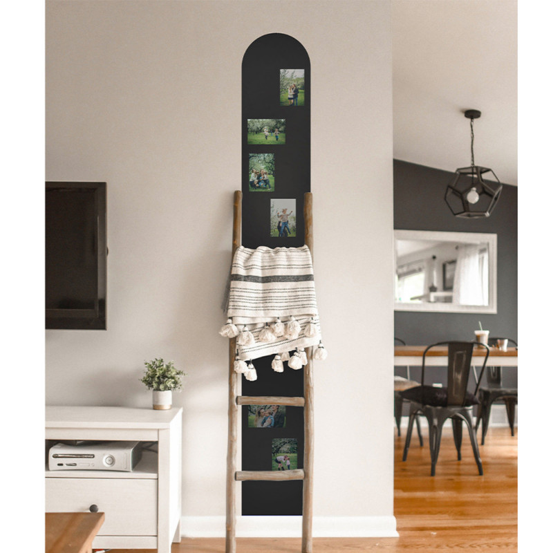 repositionable adhesive wallpaper for blackboard - magnetic holder to display photos - Ferflex
