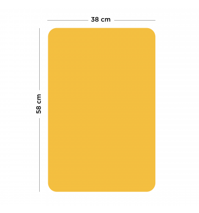 Yellow Mustard Magnetic Board