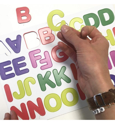 Magnetic alphabet for children