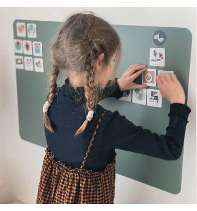 Colorful magnetic board to play with