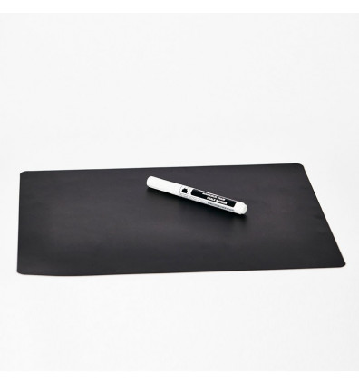 ardoise souple aimanté noir - pour frigo - Format 60x90cm