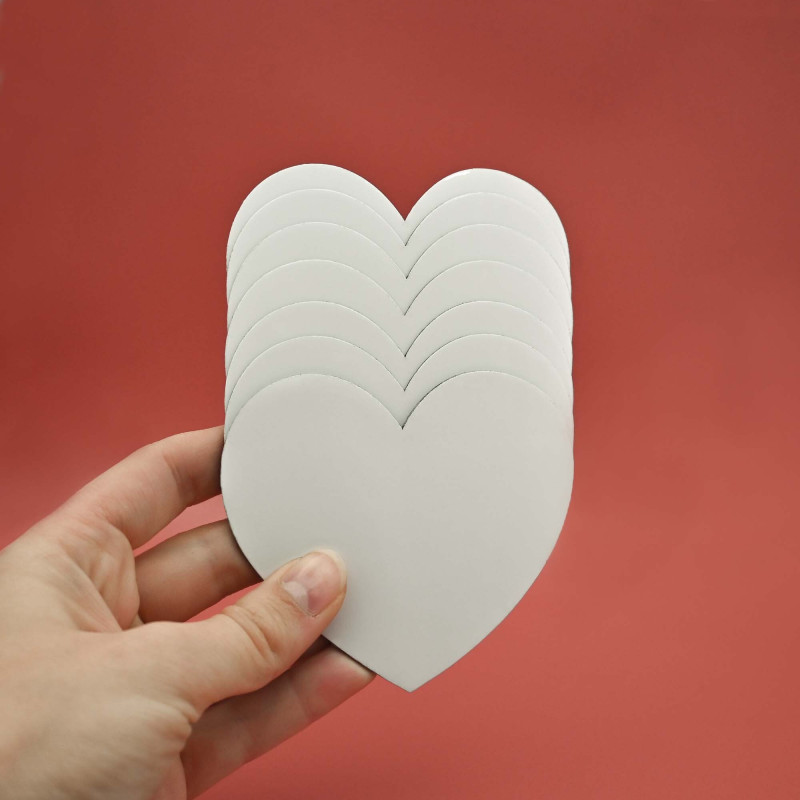 Magnetic heart-shaped fridge reminder - Erasable and durable - Ferflex