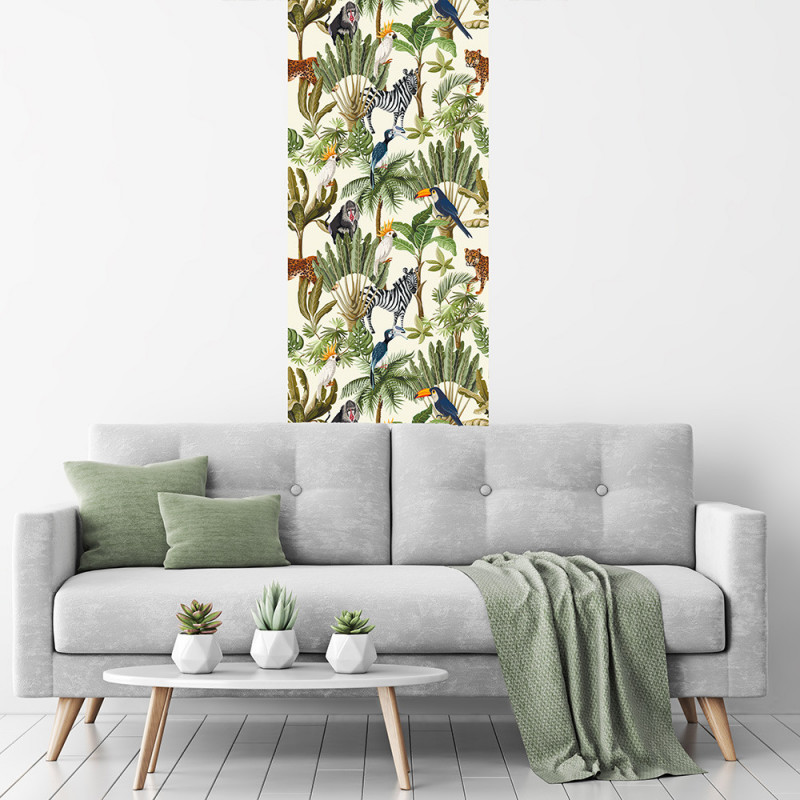 Interchangeable wallpaper strip - Jungle