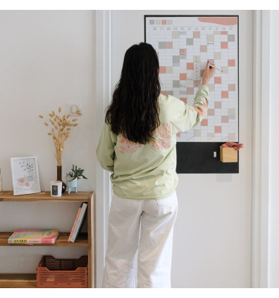 Magnetic dry-erase wall calendar - Ideal for an office - Ferflex