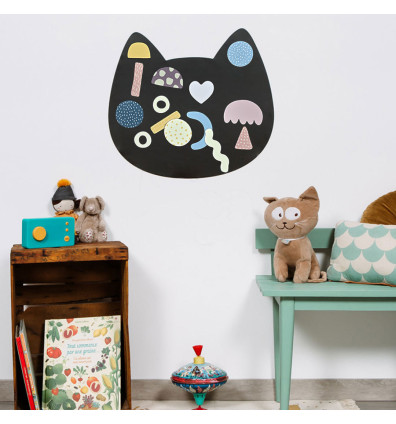 magnetic cat board for children's room from 3 years old