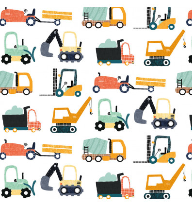 Magnetic wallpaper interchangeable truck-white background