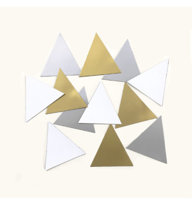 flexible triangle magnet for decorating magnetic wallpaper or fridges - Ferflex