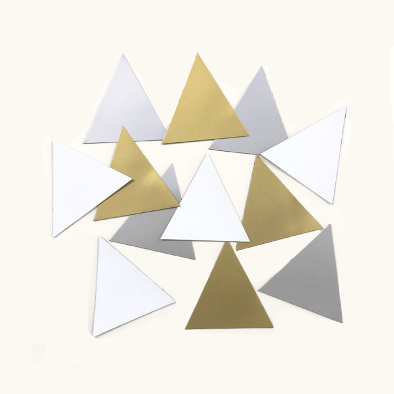 flexible triangle magnet for decorating magnetic wallpaper or fridges - Ferflex