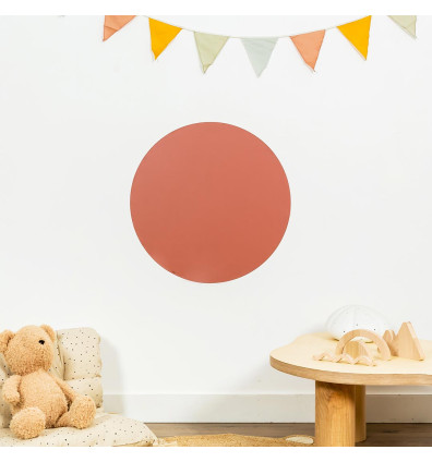 Round magnetic Terracotta board for children's bedroom - Ferflex