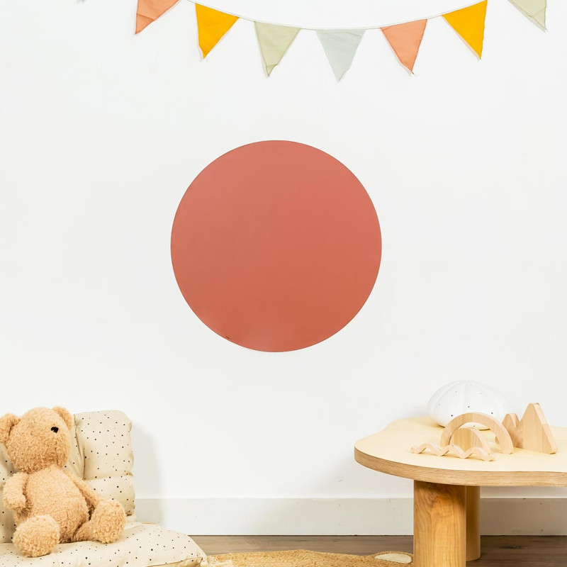 Round magnetic Terracotta board for children's bedroom - Ferflex