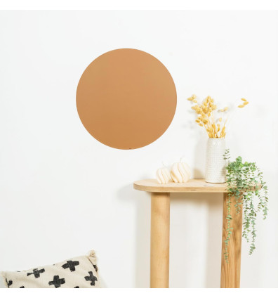 Round magnetic wall chart - Caramel