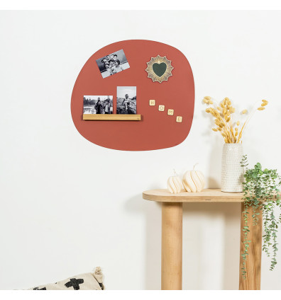terracotta ovoid wall-mounted magnetic board - Ferflex