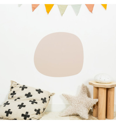 ovoid magnetic wall chart Beige pink - Interior decoration children's bedroom - Ferflex