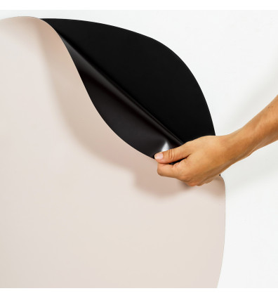 pink-beige ovoid wall-mounted magnetic board - Home decoration - Ferflex