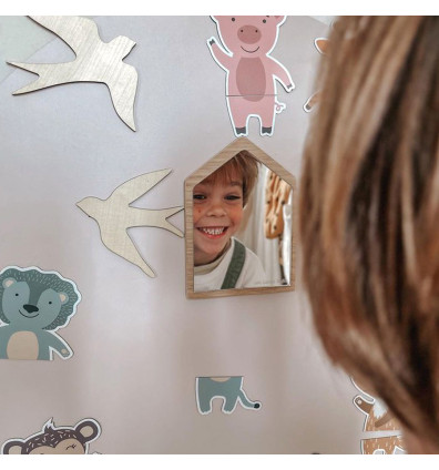 Magnetic mirror for children aged 3 and over - Ferlfex
