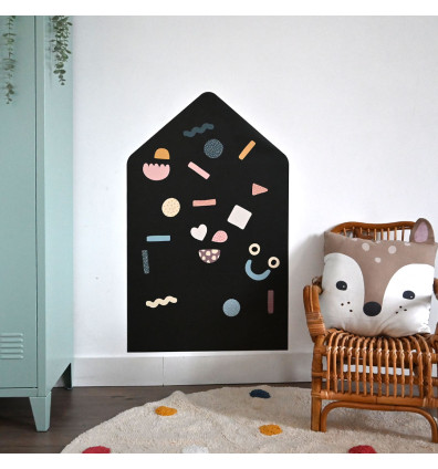magnetic wall chart house shape to decorate a child's room - Ferflex