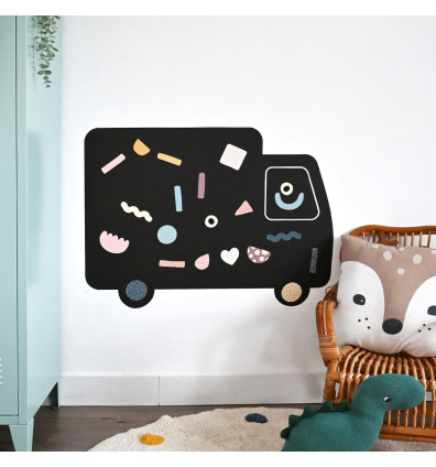 tableau magnétique en forme de camion idéal pour jouer et décorer une chambre d'enfant - Ferflex